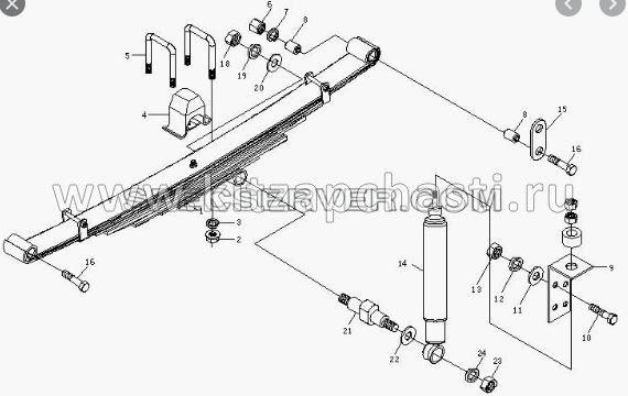 Кронштейн переднего амортизатора BAW Fenix 1044 BP10442960015